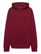 Fleece Hoodie Tops Sweatshirts & Hoodies Hoodies Burgundy Ralph Lauren...