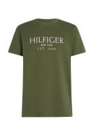 Big Hilfiger Tee Tops T-Kortærmet Skjorte Green Tommy Hilfiger