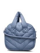 Quilted Mini Cross Bag Tote Taske Blue Mango