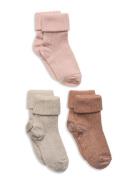 Ida Glitter Socks - 3-Pack Sokker Strømper Multi/patterned Mp Denmark