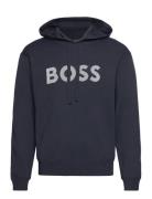 Kallivan Tops Sweatshirts & Hoodies Hoodies Blue BOSS