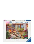 Cozy Cabin 1000P Toys Puzzles And Games Puzzles Classic Puzzles Multi/...