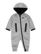 Nike Tech Fleece Hooded Coverall Bodies Long-sleeved Grey Nike