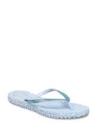 Flip-Flops Shoes Summer Shoes Sandals Flip Flops Blue Ilse Jacobsen