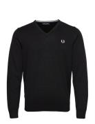 Classic V/N Jumper Tops Knitwear V-necks Black Fred Perry