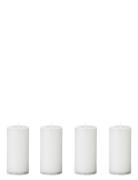 Wax Alter Candles, 4 Piece Home Decoration Candles Block Candles White...