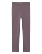 Nkfdavina Solid Swe Legging Bru N Noos Bottoms Leggings Burgundy Name ...