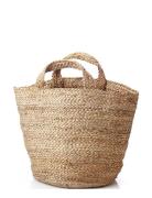 Basket With Handles Kurv Med Greb Home Storage Storage Baskets Beige N...