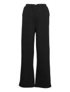 Tundra Woolen Wide College Pants Bottoms Trousers Joggers Black Hálo