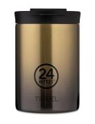 Travel Tumbler Home Tableware Cups & Mugs Thermal Cups Gold 24bottles