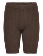 Luna Shorts 10490 Bottoms Shorts Cycling Shorts Brown Samsøe Samsøe