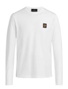 Belstaff Long Sleeved T-Shirt Old Silver Heather Designers T-Langærmet...