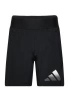 Train Icons Aeroready Logo Woven Shorts Sport Shorts Sport Shorts Blac...