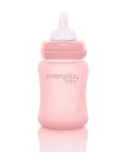 Glass Baby Bottle Healthy + Rose Pink 150Ml Baby & Maternity Baby Feed...