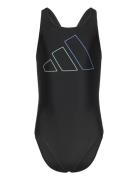 Performance Big Bars Swimsuit Sport Swimsuits Black Adidas Performance