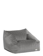 Chelsea Velvet Beanbag 72X75X42 Home Kids Decor Furniture Grey NOBODIN...