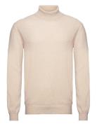 Eco Wool Thomas Knit Tops Knitwear Turtlenecks Cream Mads Nørgaard