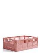 Made Crate Maxi Home Storage Storage Baskets Pink Made Crate