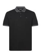 Polo Shirt Designers Polos Short-sleeved Black Emporio Armani