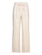 Bs Annette Pants Bottoms Trousers Linen Trousers Beige Bruun & Stengad...