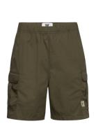 Edd Cargo Shorts Bottoms Shorts Cargo Shorts Khaki Green Double A By W...