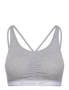 Womens Rbk Bra Top Jackie Sport Crop Tops Sleeveless Crop Tops Grey Re...