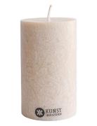 Upcycled Olive Wax Pillar Candle Home Decoration Candles Block Candles...