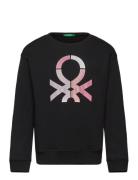 Sweater L/S Tops Sweatshirts & Hoodies Sweatshirts Black United Colors...