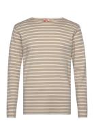 Breton Striped Shirt Héritage Designers T-Langærmet Skjorte Brown Armo...