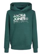 Jjluke Sweat Hood Mni Tops Sweatshirts & Hoodies Hoodies Green Jack & ...