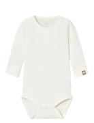 Nbmnotat R Ls Body Bodies Long-sleeved Cream Name It