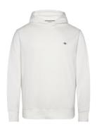 Reg Emb Archive Shield Hoodie Tops Sweatshirts & Hoodies Hoodies White...