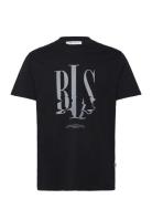 Northsea Capital T-Shirt Tops T-Kortærmet Skjorte Black BLS Hafnia