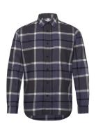 Slhregowen-Flannel Mix Shirt Ls W Tops Shirts Casual Navy Selected Hom...