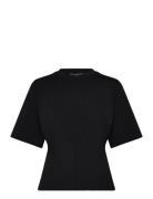 Pearl Top Tops T-shirts & Tops Short-sleeved Black French Connection