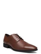 Uomo High Life Shoes Business Laced Shoes Brown GEOX