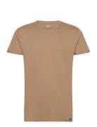 Organic Thor Tee Tops T-Kortærmet Skjorte Beige Mads Nørgaard