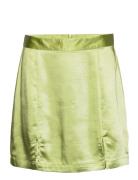 Satina Molanna Skirt Kort Nederdel Green Bzr