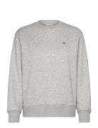 Shield C-Neck Sweat Tops Sweatshirts & Hoodies Sweatshirts Grey GANT