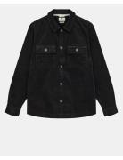 Akoscar Cord Overshirt Tops Overshirts Black Anerkjendt