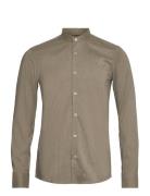 P-Hank-Standup-214 Tops Shirts Business Beige BOSS