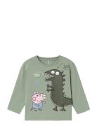 Nmmabrum Peppapig Ls Nreg Top Cplg Tops T-shirts Long-sleeved T-Skjort...