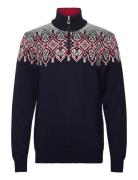 Winterland Masc Sweater Tops Knitwear Half Zip Jumpers Navy Dale Of No...