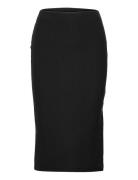 Onlemma Slit Skirt Jrs Noos Knælang Nederdel Black ONLY