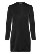 2Nd Sonya - Heavy Satin Kort Kjole Black 2NDDAY