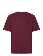 Small Crest Embro Tee Tops T-Kortærmet Skjorte Burgundy Tommy Hilfiger