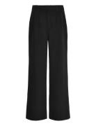 Stretch Crepe Straight Pant Bottoms Trousers Straight Leg Black Calvin...