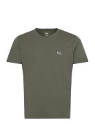 Ss Patch Logo Tee Tops T-Kortærmet Skjorte Khaki Green Lee Jeans