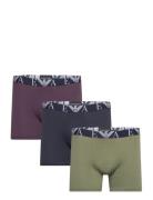 Men's Knit 3-Pack Boxer Boxershorts Navy Emporio Armani