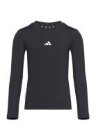 J Tf Ls Tee Tops T-shirts Long-sleeved T-Skjorte Black Adidas Sportswe...